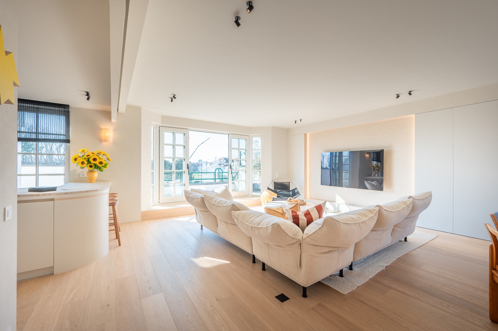 Appartement te koop met unieke zichten gelegen in de residentie Tennis Gardens bij Immo Knokke Real Estate
