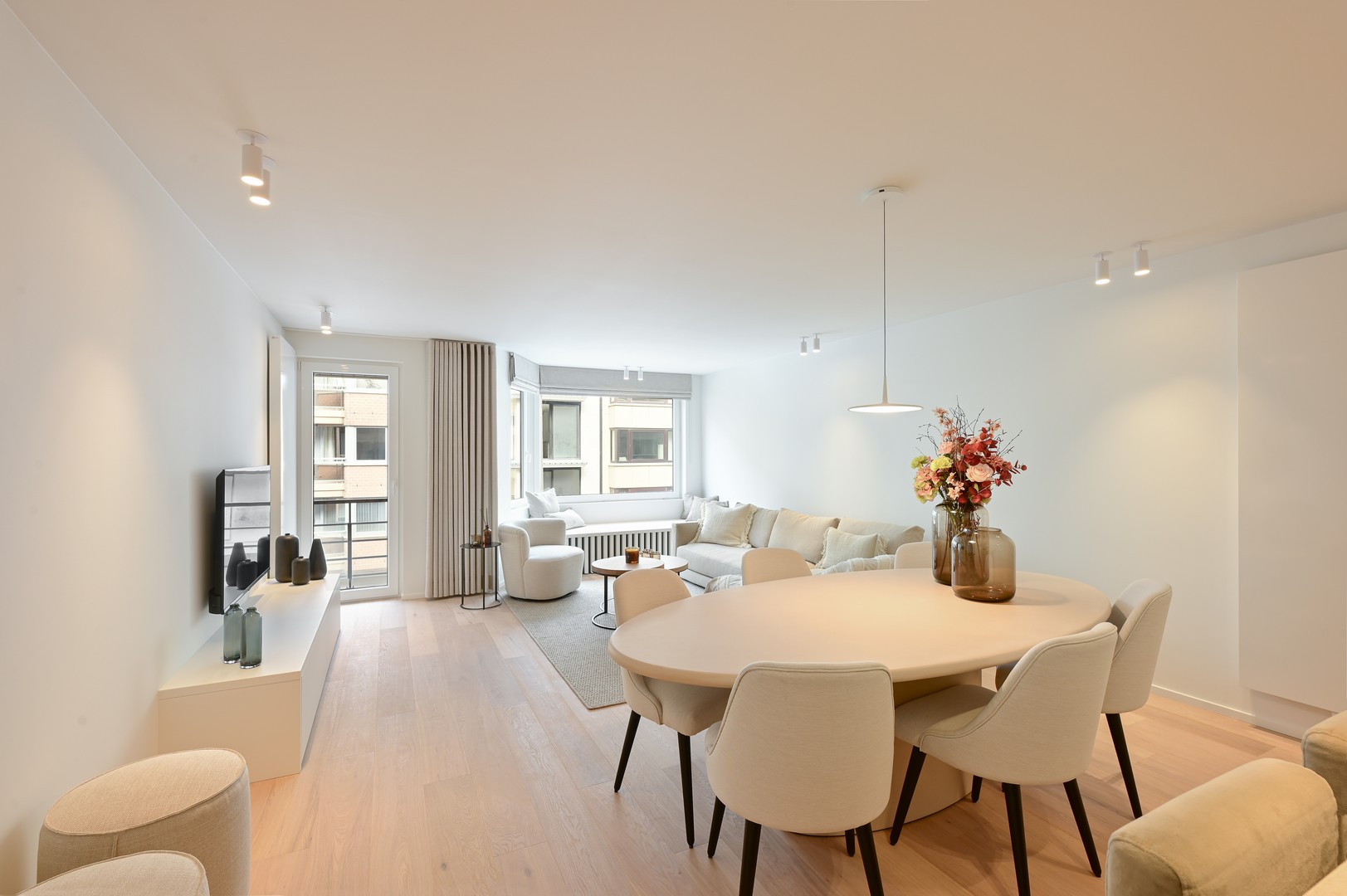 Te koop Knokke Real Estate appartement zeezicht - salon
