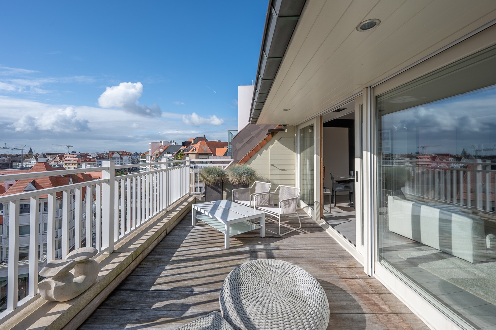 Te koop bij Knokke Real Estate appartement terras