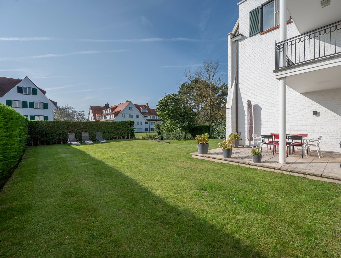 Te koop appartement Knokke Real Estate tuin