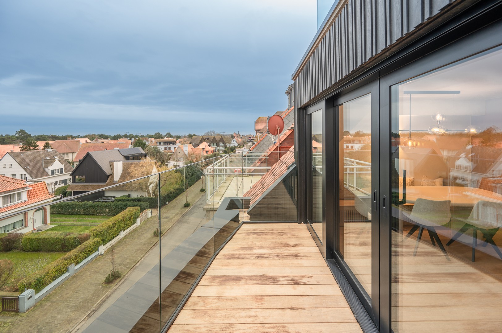 Te koop appartement centrum Knokke - zonnig terras